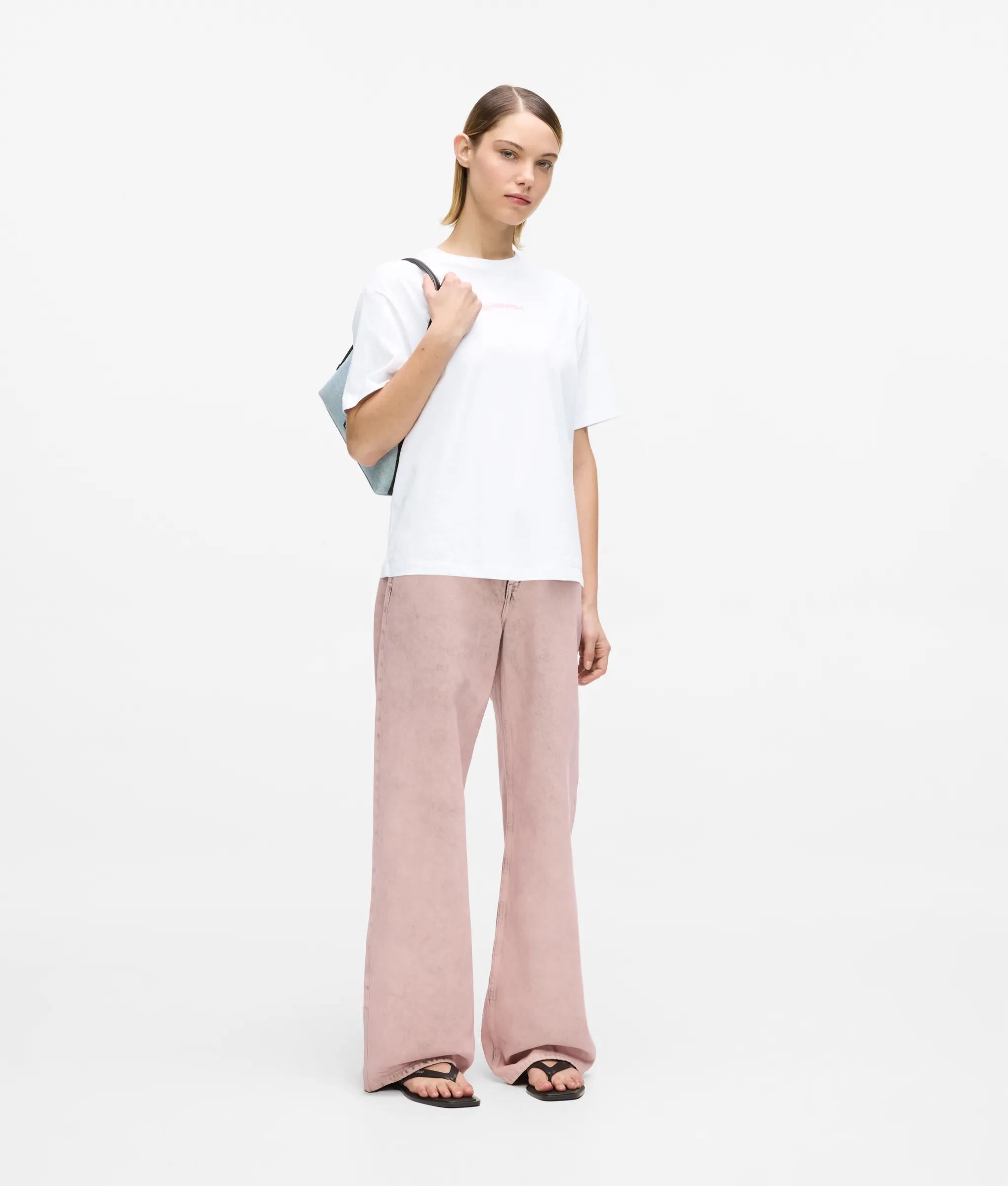 Regular-fit frame-logo t-shirt