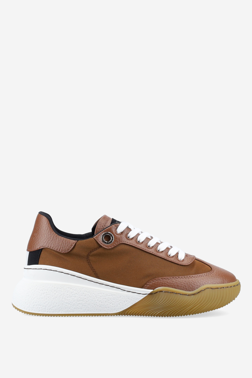 Loop lace-up vegan leather sneakers