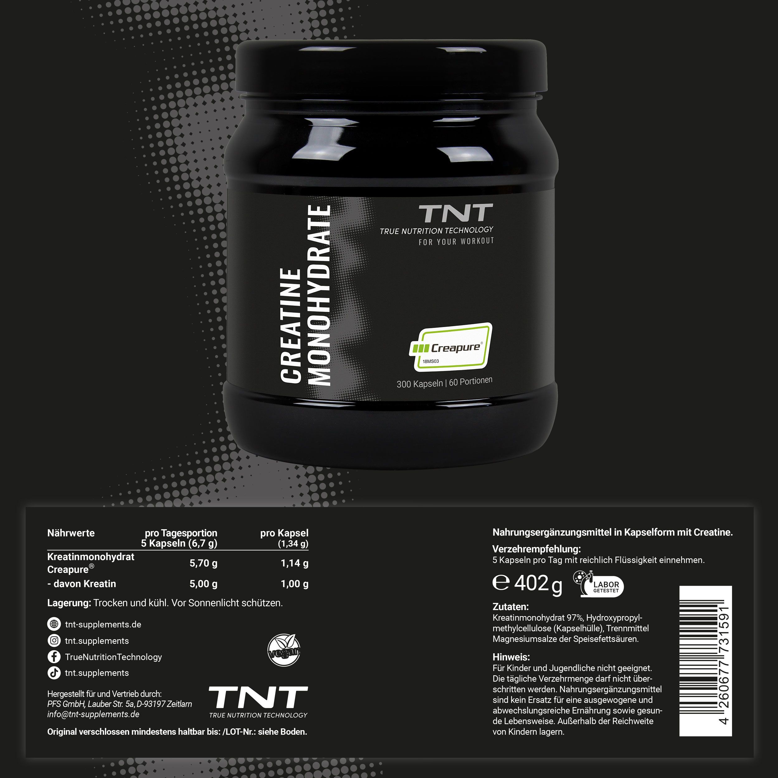 TNT Creatine Monohydrate Creapure®