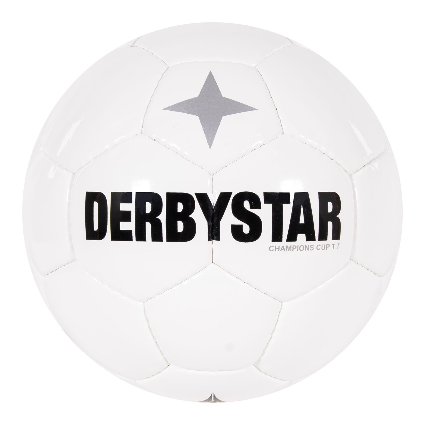 Derbystar Champions Cup II Voetbal Maat 5 Wit Zwart Zilver