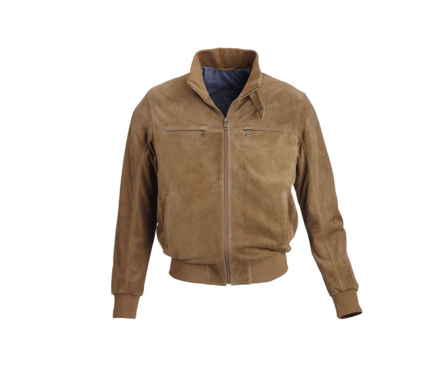 Blouson homme Velours Tabac - CAYDEN