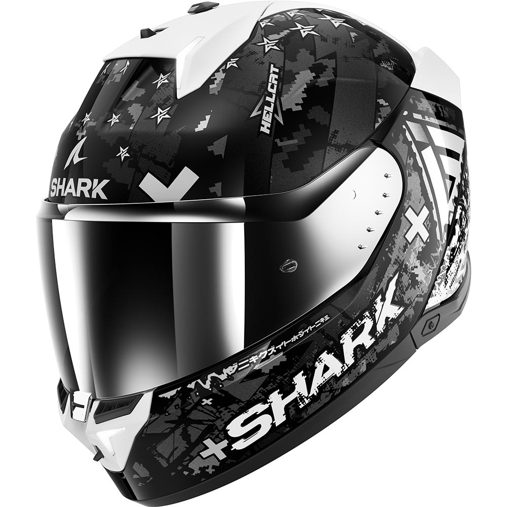 Shark - Casque Skwal i3 Hellcat + écran Noir / Blanc / Brillant