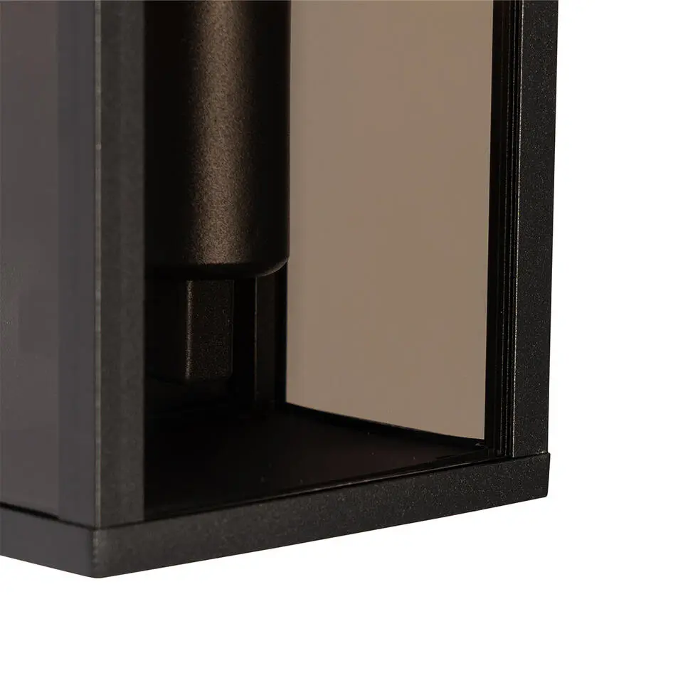 Qazqa wandlampen buiten charlois bruin e27