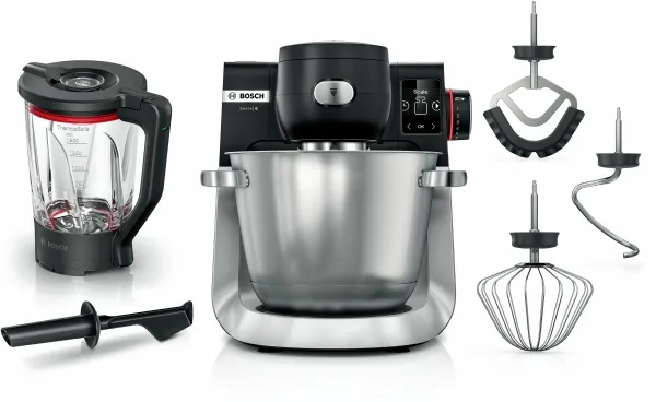 Bosch Serie 6 MUMS6ZS17, 5,5 L, Sort, Rustfrit stål, Dreje, 3,5 kg, 3,5 kg, 1,1 m