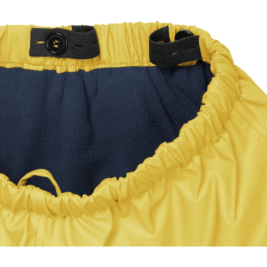 Playshoes Fleece-Halbhose gelb