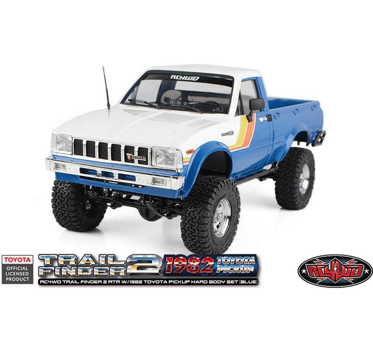 Scale Crawler Trail Finder 2 1982 Toyota, RTR, 1:10, Blau<br>1982 Toyota Pickup mit fester Karosserie