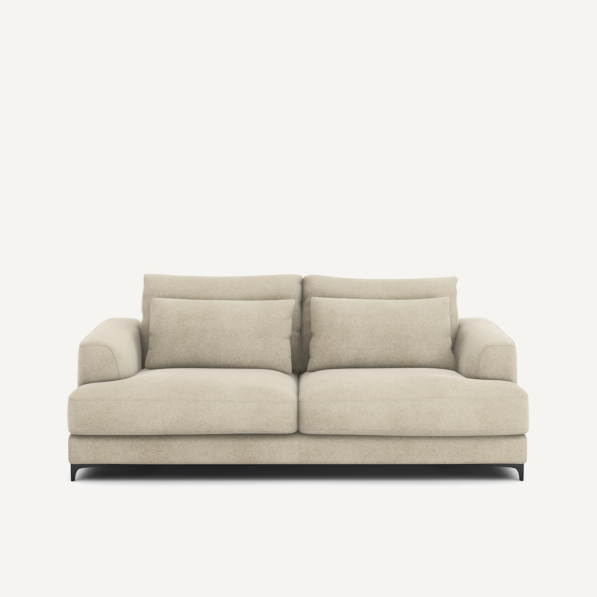 AM.PM<br>Sofá-cama de 3 lugares com forro de veludo, Marsile