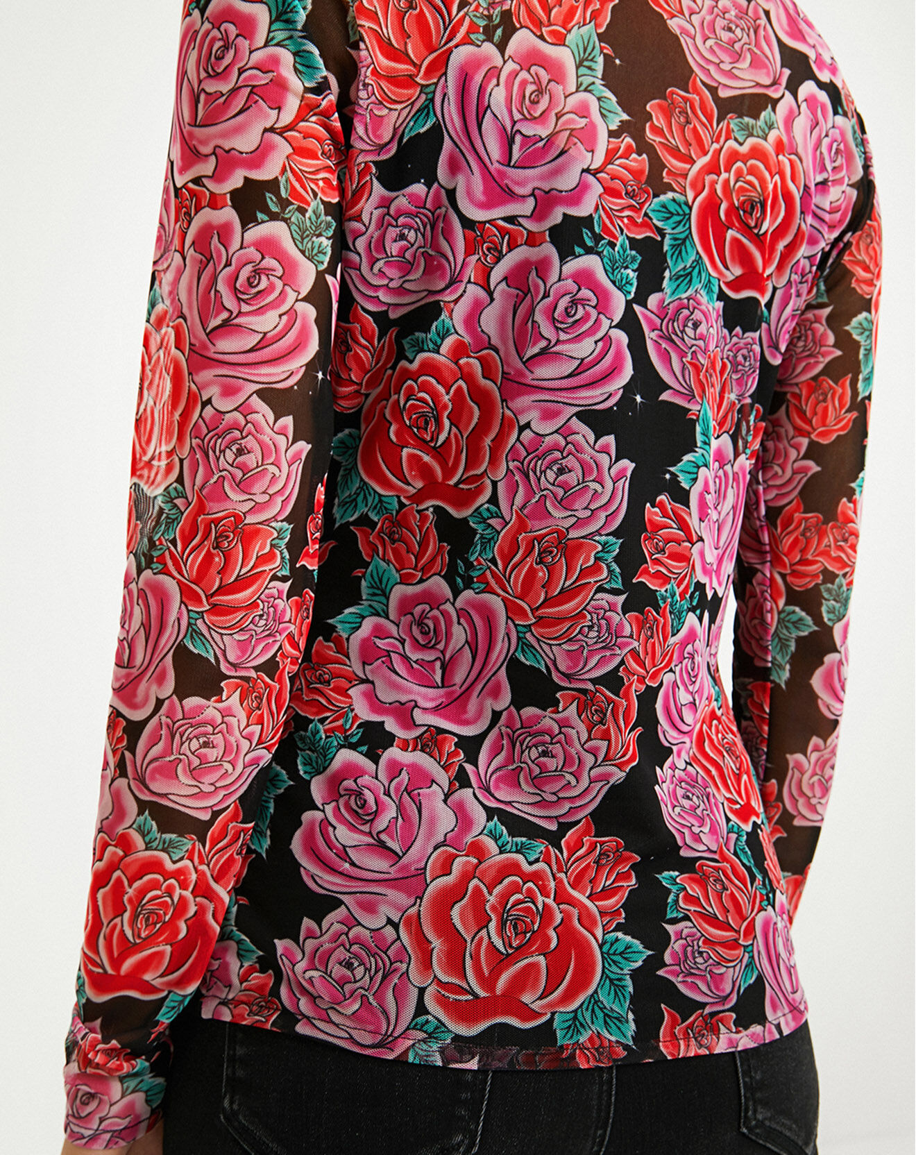 Desigual Top Emilie rouge bordeaux