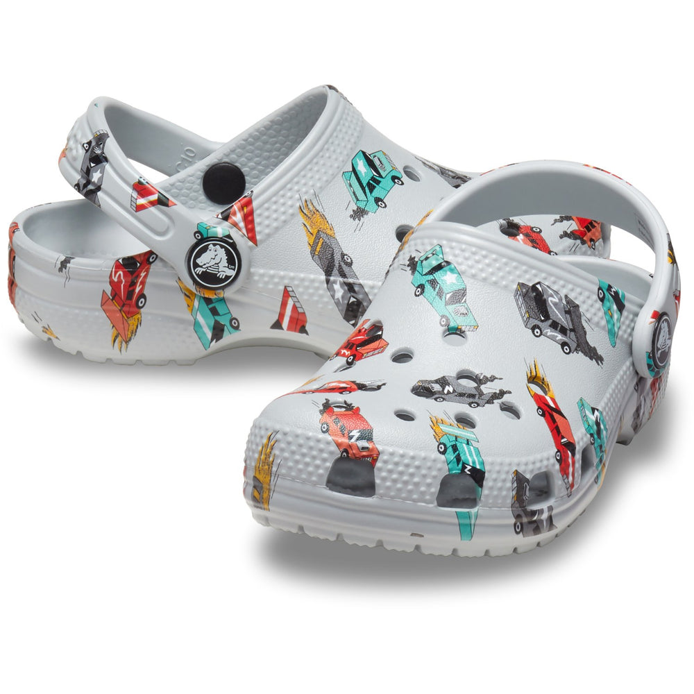 Køb Crocs Mirage/Multi Classic Race Cars Graphic Clog