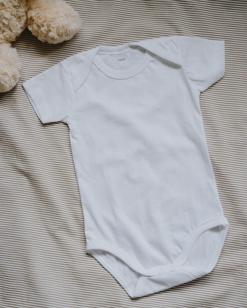 Baby romper Korte mouwen Envelophals Wit kopen? Goed en goedkoop