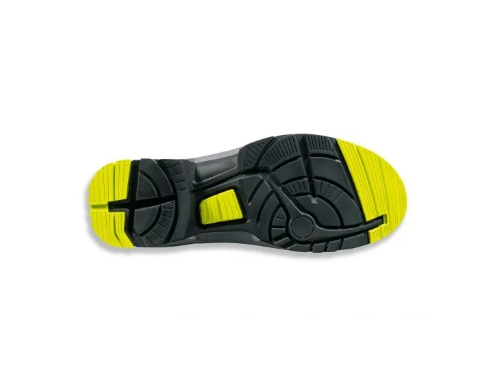 Uvex 85142, Unisex, Voksen, Sikkerhedssko, Lime, Sort, P, S1, ESD, SRC, Hurtig luk snørebånd