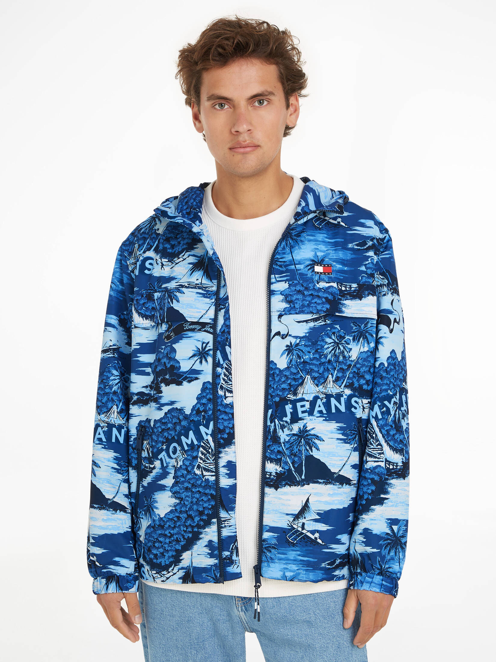 Tommy Jeans| Herren Windbreaker HAWAIIAN CHICAGO