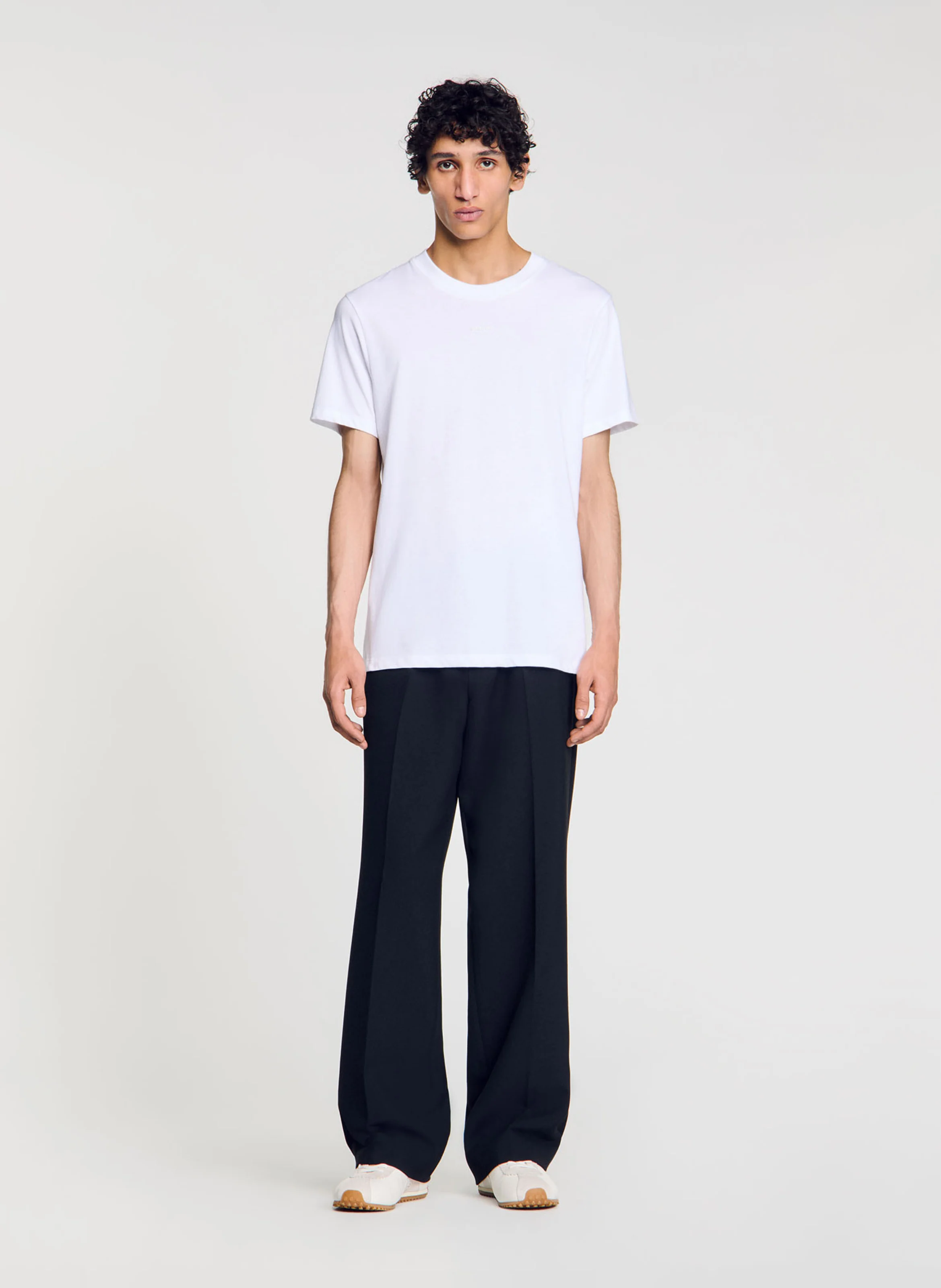 Tee-shirt droit en coton | Blanc