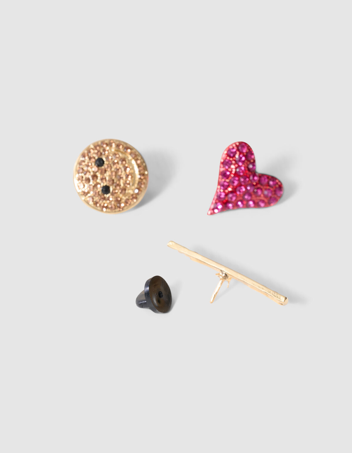 Smile Broche Set Goud