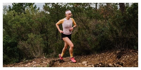 Bandeau Compressport Headband On/Off Rose