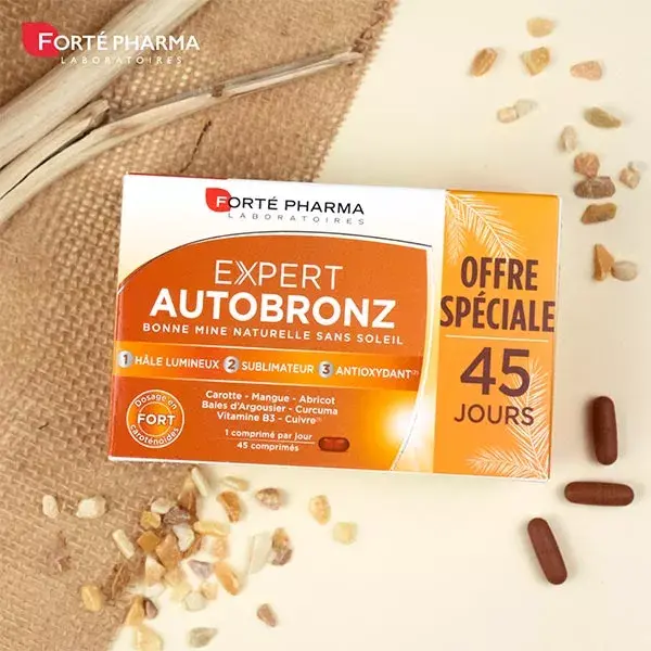 Forté Pharma Expert Autobronzeador Natural 45 comprimidos