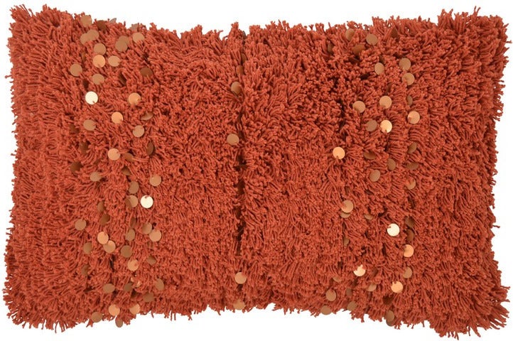 Linen & More sierkussen Boston oranje 30 x 50 cm