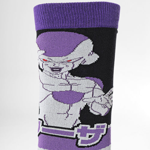 Lot De 2 Paires De Chaussettes Dragon Ball Z Frieza Noir