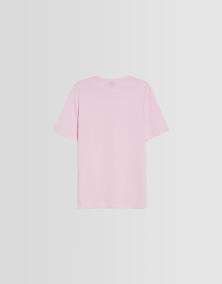 Camiseta de manga curta com modelagem regular