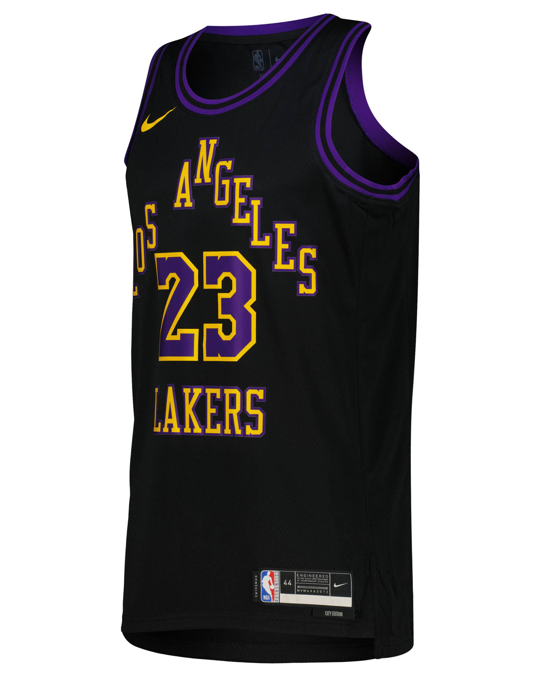 Nike| Herren Basketballtrikot NBA LEBRON JAMES LOS ANGELES LAKERS CITY EDITION