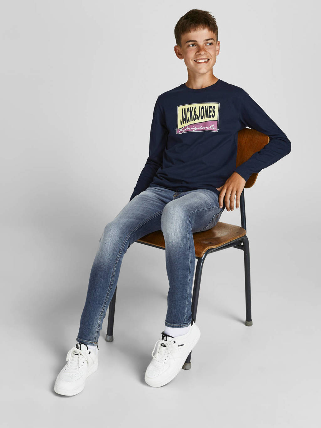 JACK & JONES super skinny jeans JJIDAN stonewashed