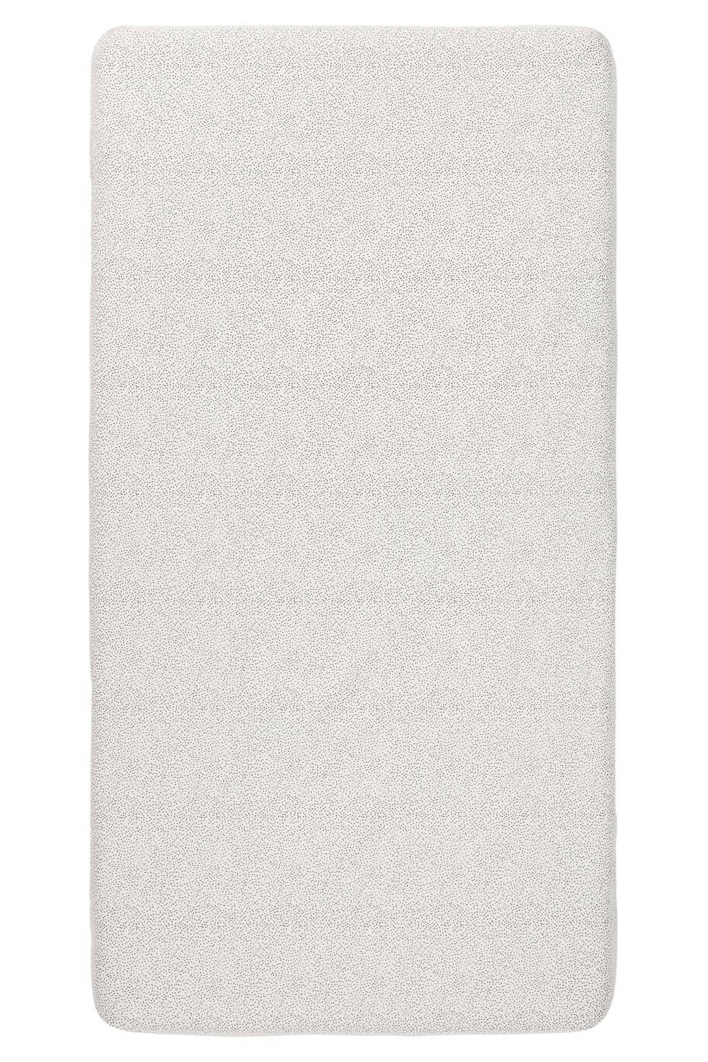 Tiny Dot poplin wieg hoeslaken Jet Stream