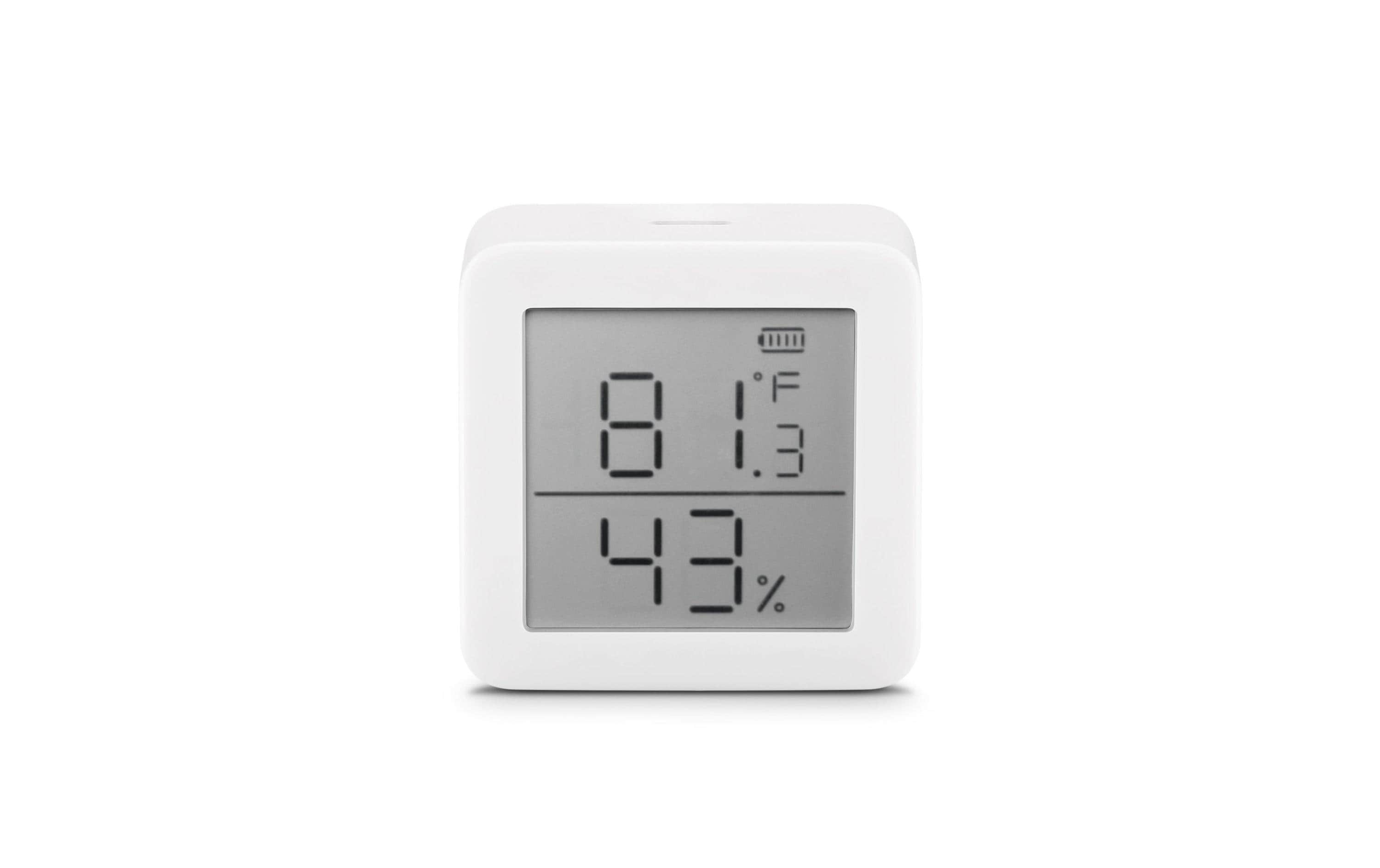 Smartes Innen-Thermometer, WeissTemperatur- und Feuchtigkeitsmessgerät mit sehr hoher Genauigkeit