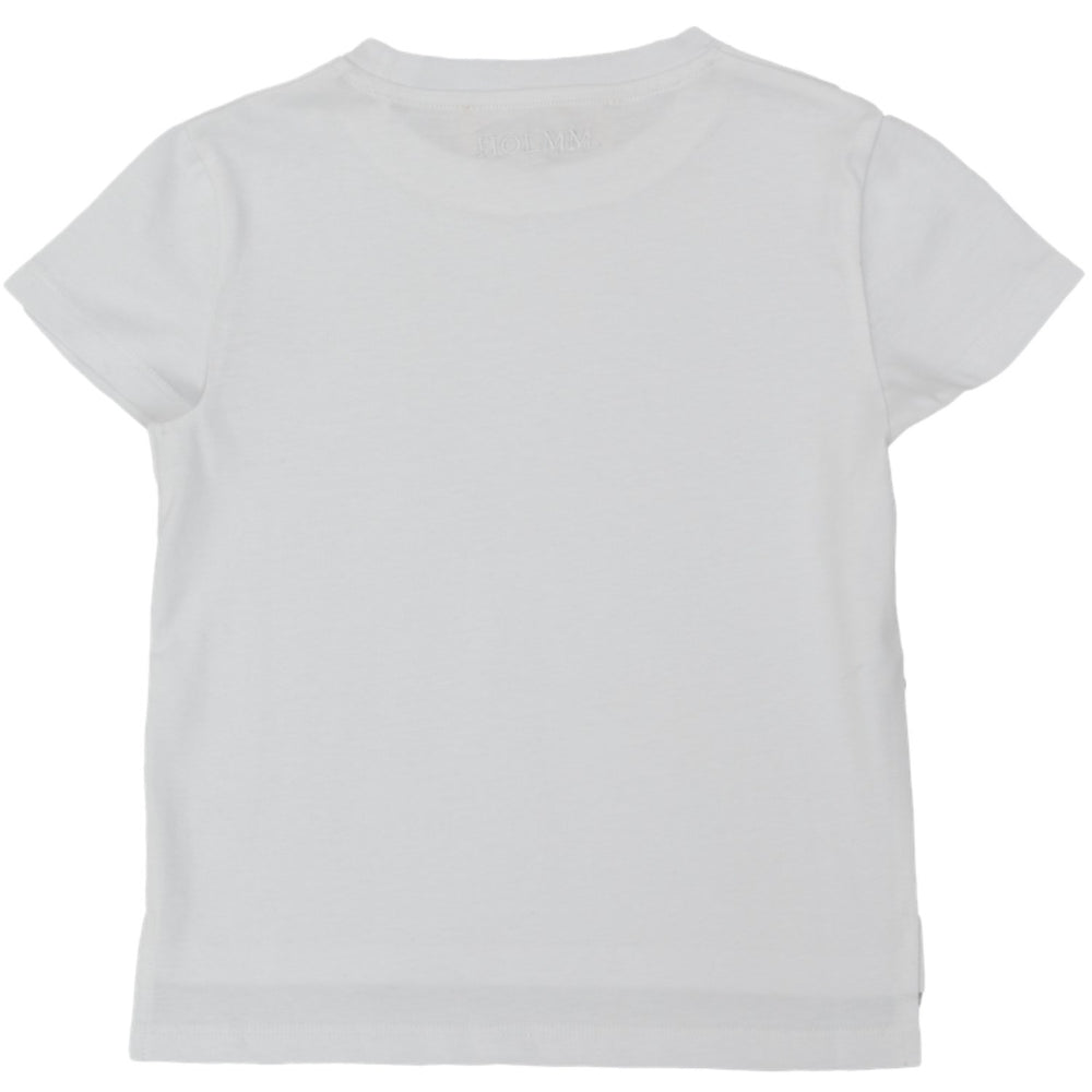 Køb HOLMM White Luis Bomuld T-Shirt