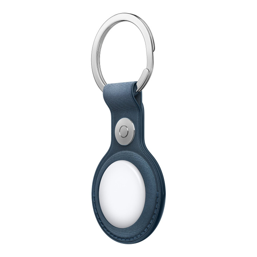 Apple Porte-clés en tissage fin AirTag - Bleu Pacifique