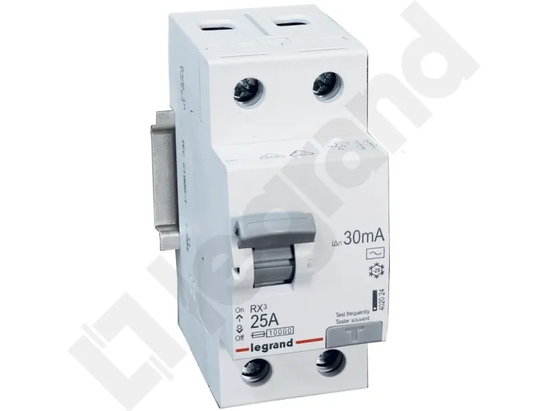 Legrand Residual current circuit breaker 2P 25A 0,03A type AC RX3 (402024)