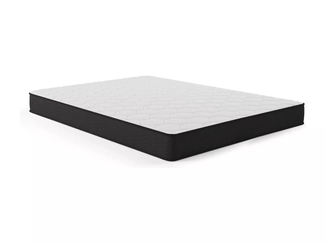 Matelas 160x200 cm à Ressort - Épaisseur 20cm - Matelas à Ressort avec Mousse de Mémoire de Forme - zones de confort adaptative
