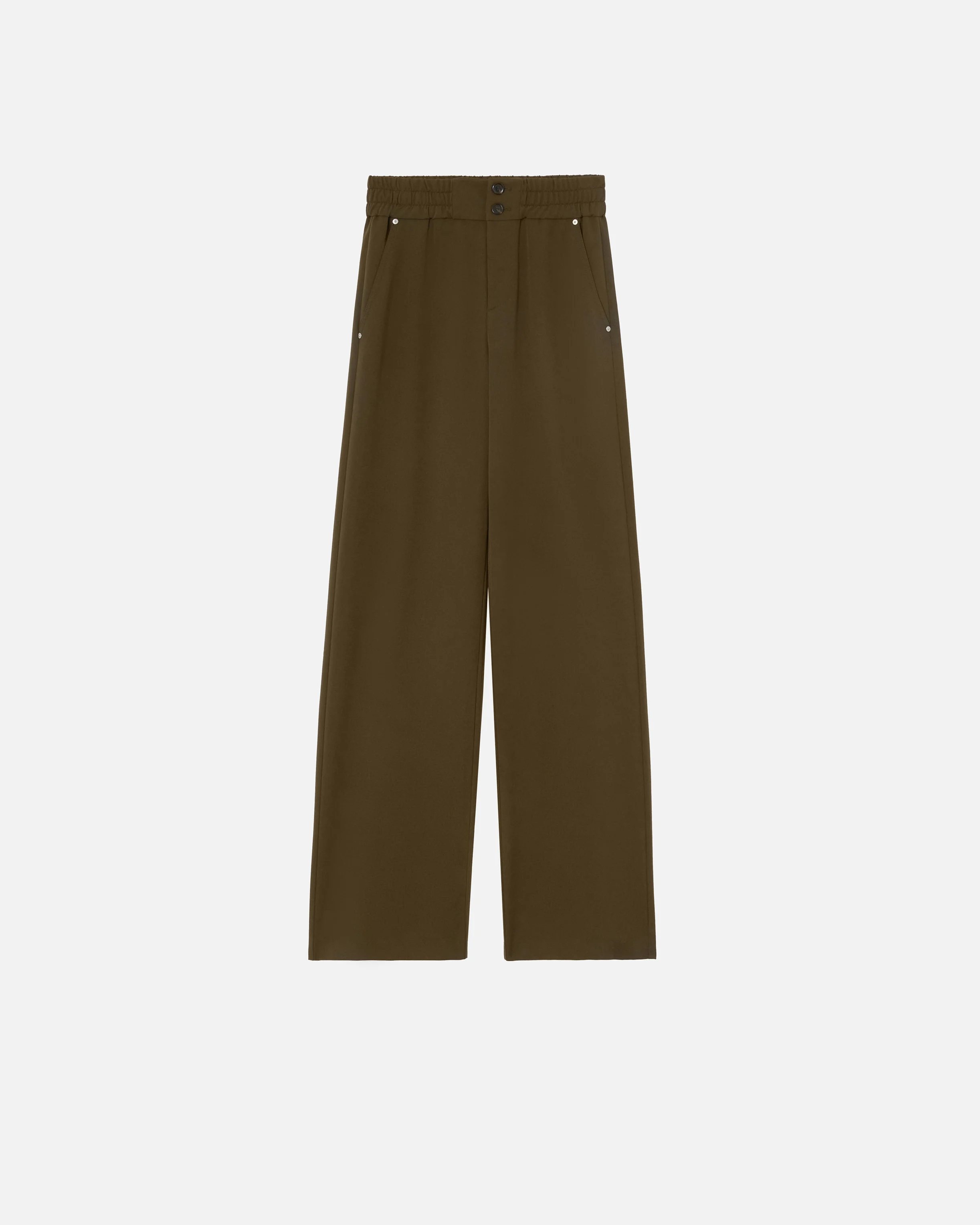 Pantalon à taille froncée | Vert