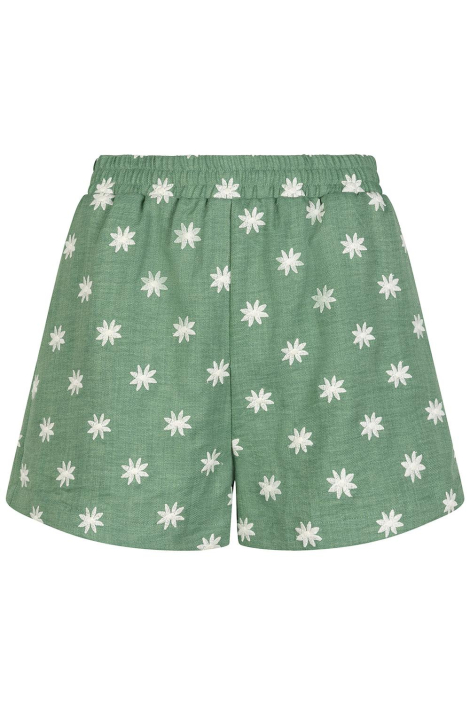 Ydence groene dames korte broek