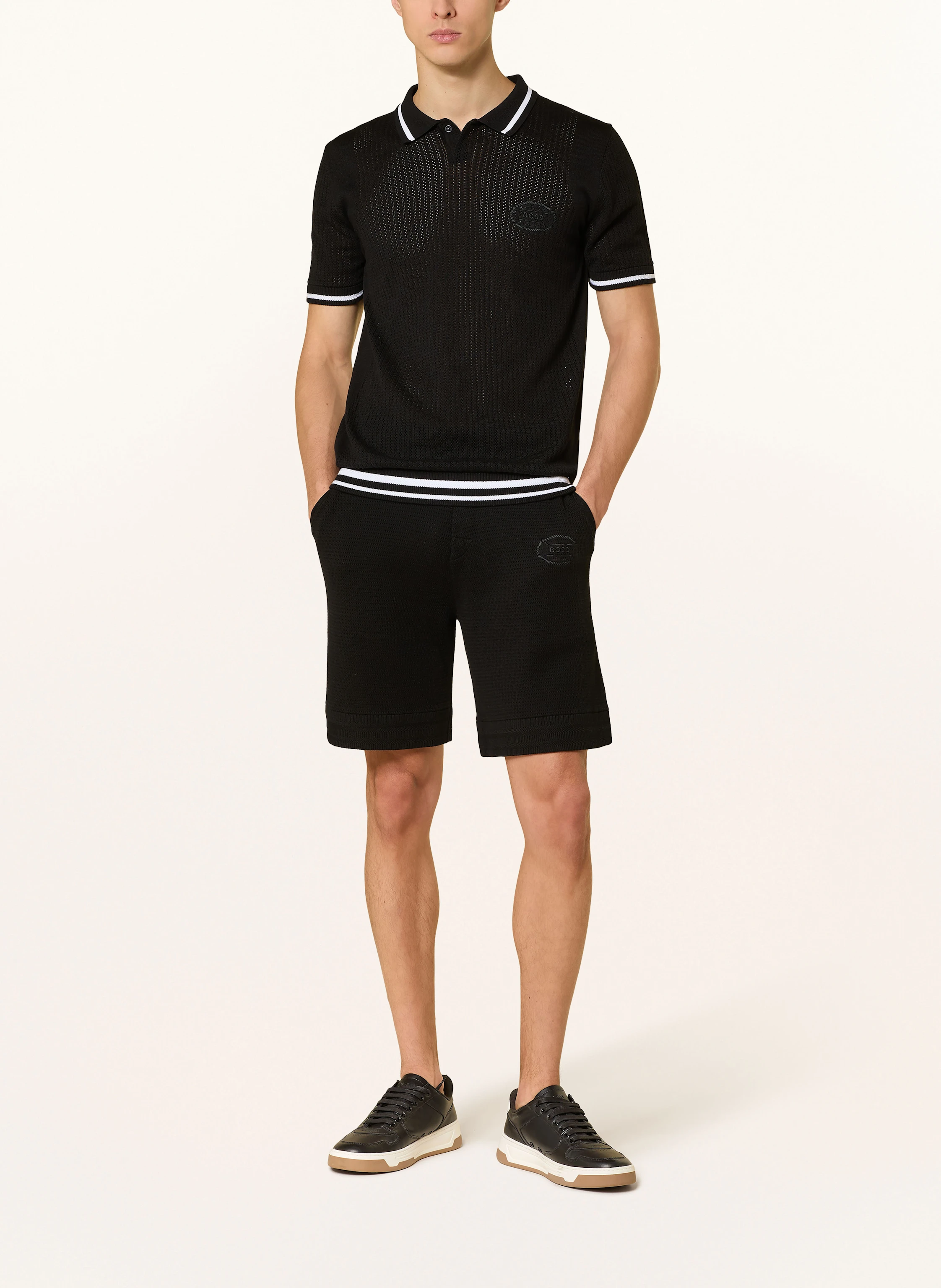 BOSS Strickshorts MESH HERITAGE
