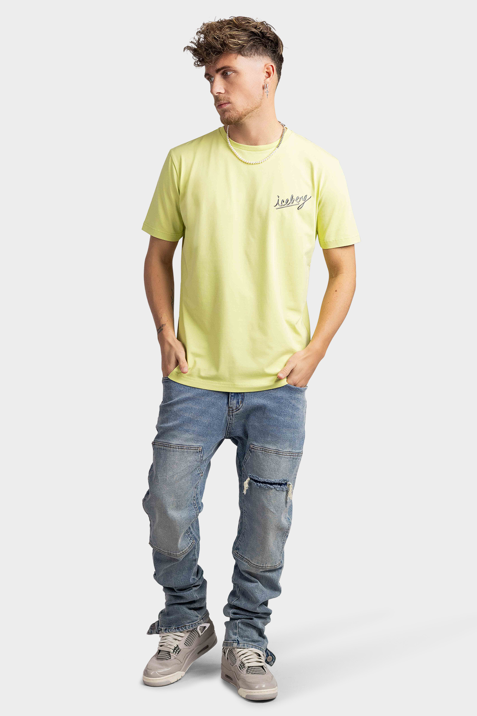 Iceberg 5D T-Shirt Heren Groen