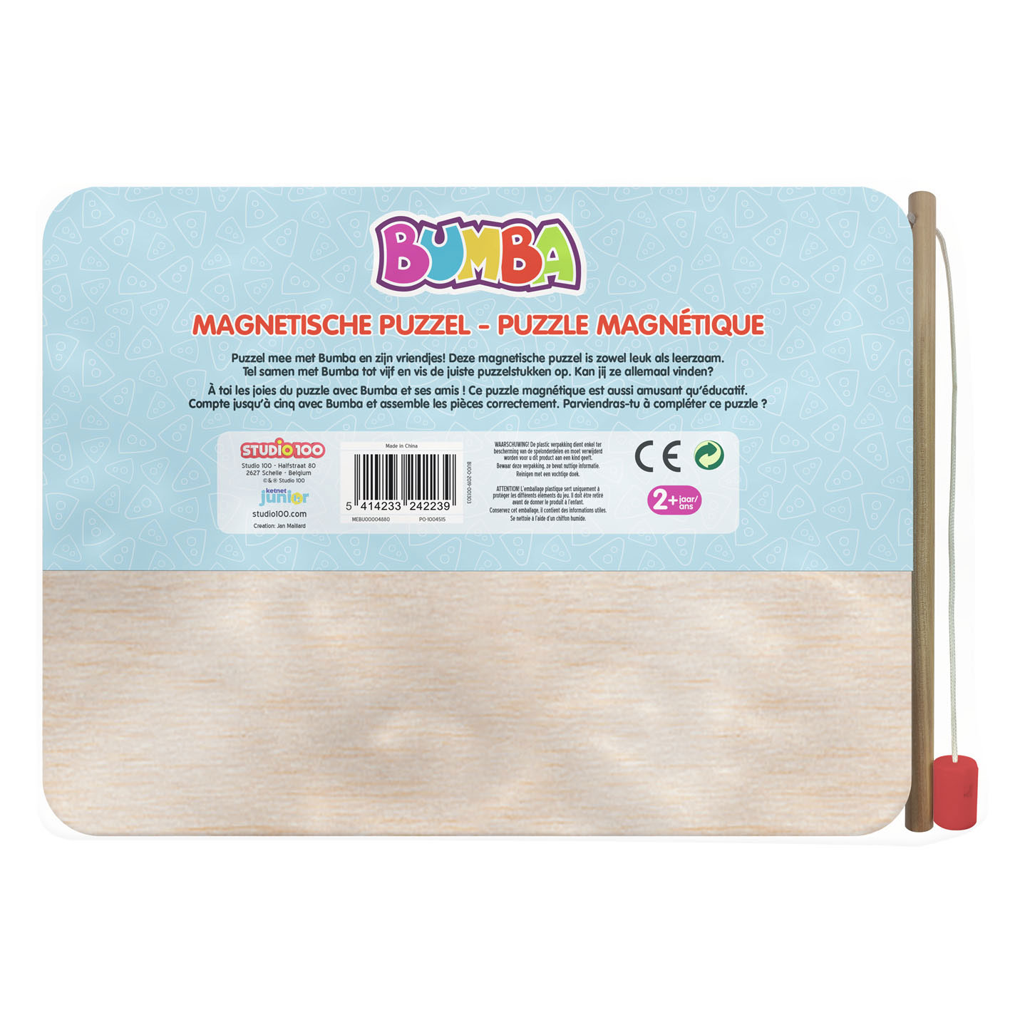 Bumba Magnetische Houten Puzzel