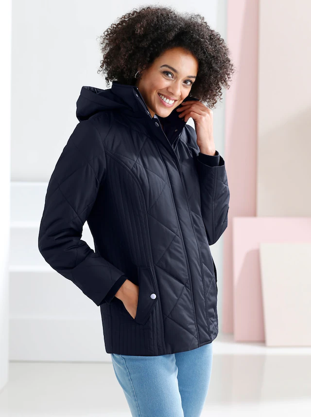 Classic Basics Langjacke mit Kapuze