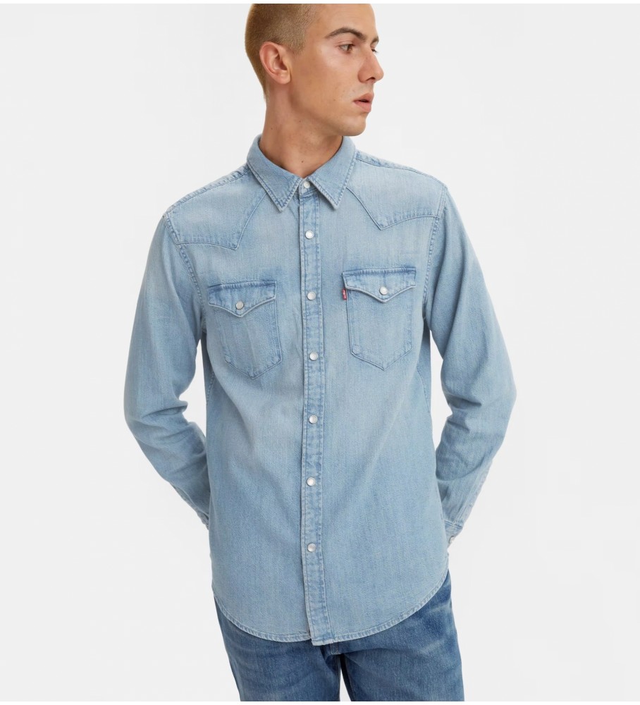 Camisa Levi's Western Barstow azul