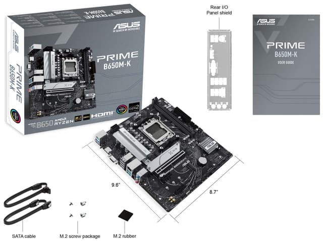 ASUS PRIME B650M-K bundkort