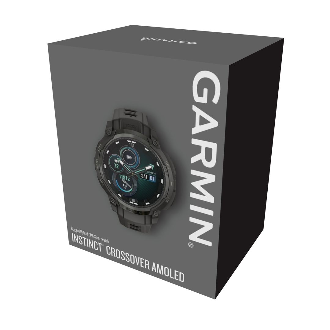 Garmin Instinct Crossover AMOLED Anthrazitgrau