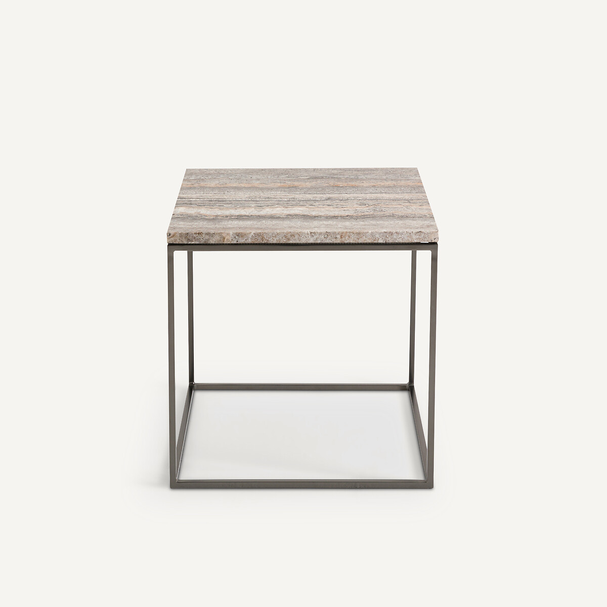 AM.PM<br>Mesa lateral, tampo em travertino, Mahaut