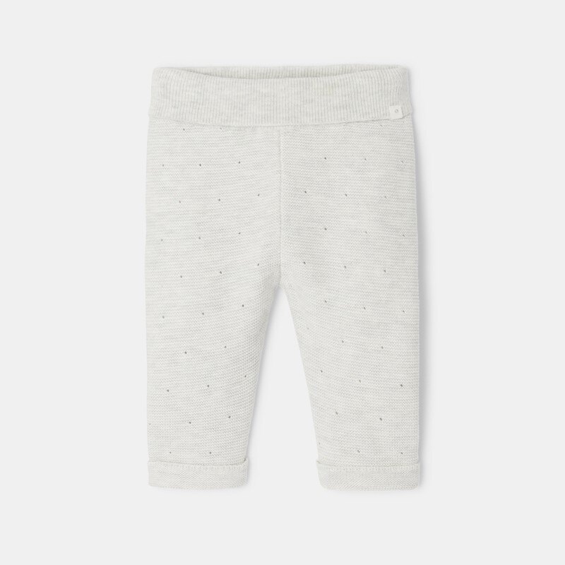 Pantalon en tricot point mousse blanc naissance Absorba Blanc