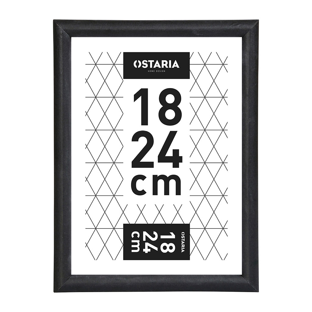 Cadre photo ONYX noir 18x24cm