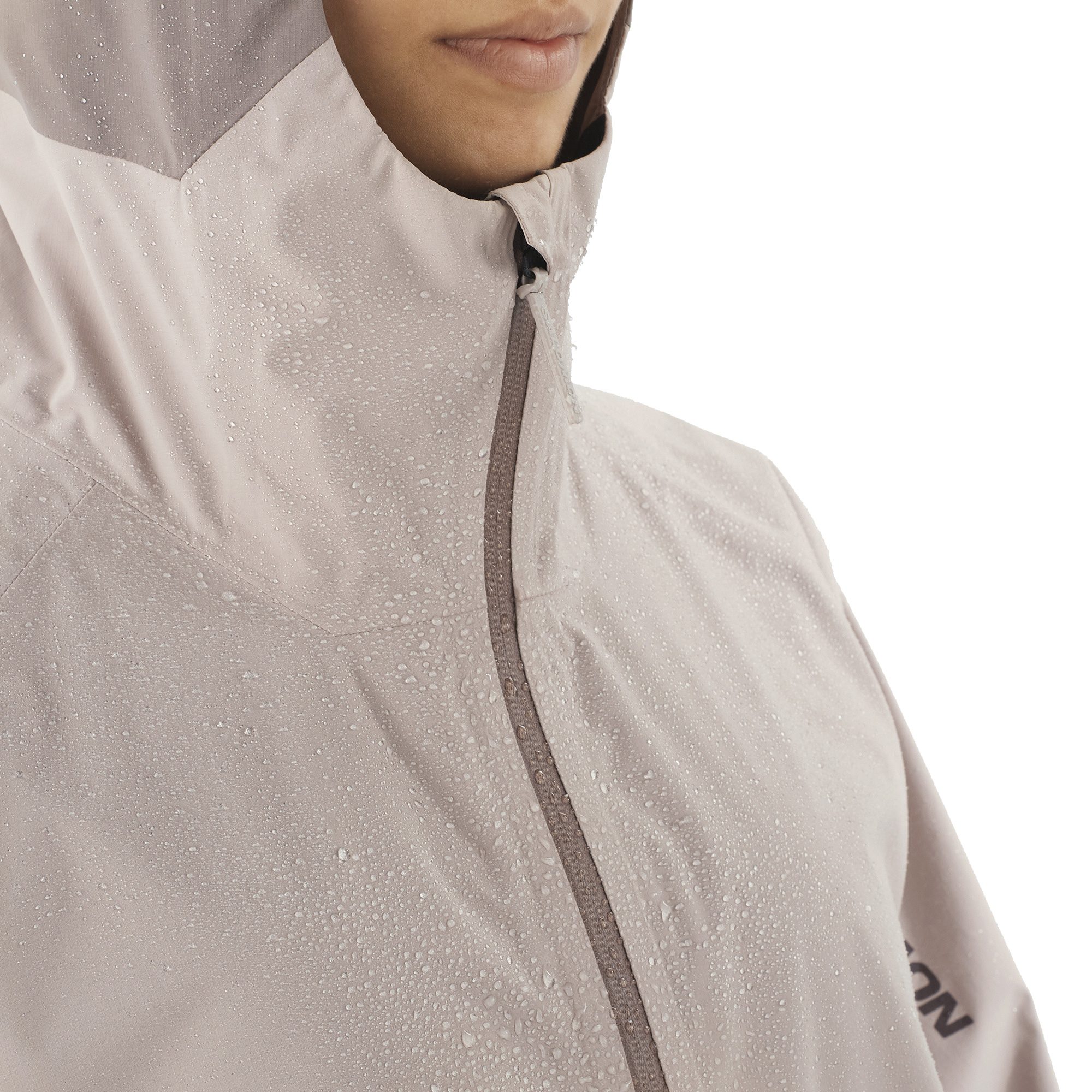 Salomon Outerpath 2.5-Lagen Regenjacke Damen iron