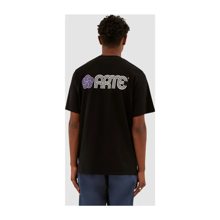 Arte Antwerp T-shirt Circle Flower | Noir