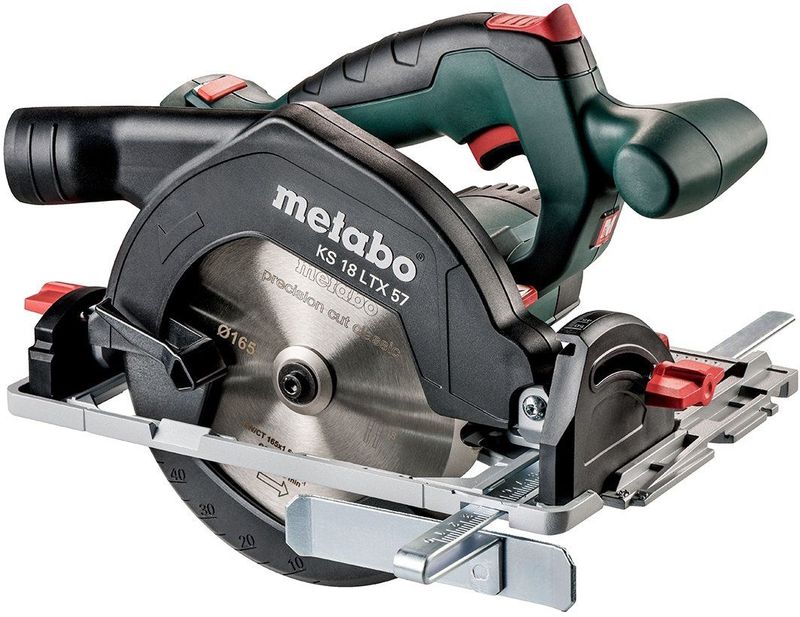 Metabo KSA 18 LTX 57 18V Li-Ion cirkelzaagmachine (body in Metaloc) zonder accu's en lader