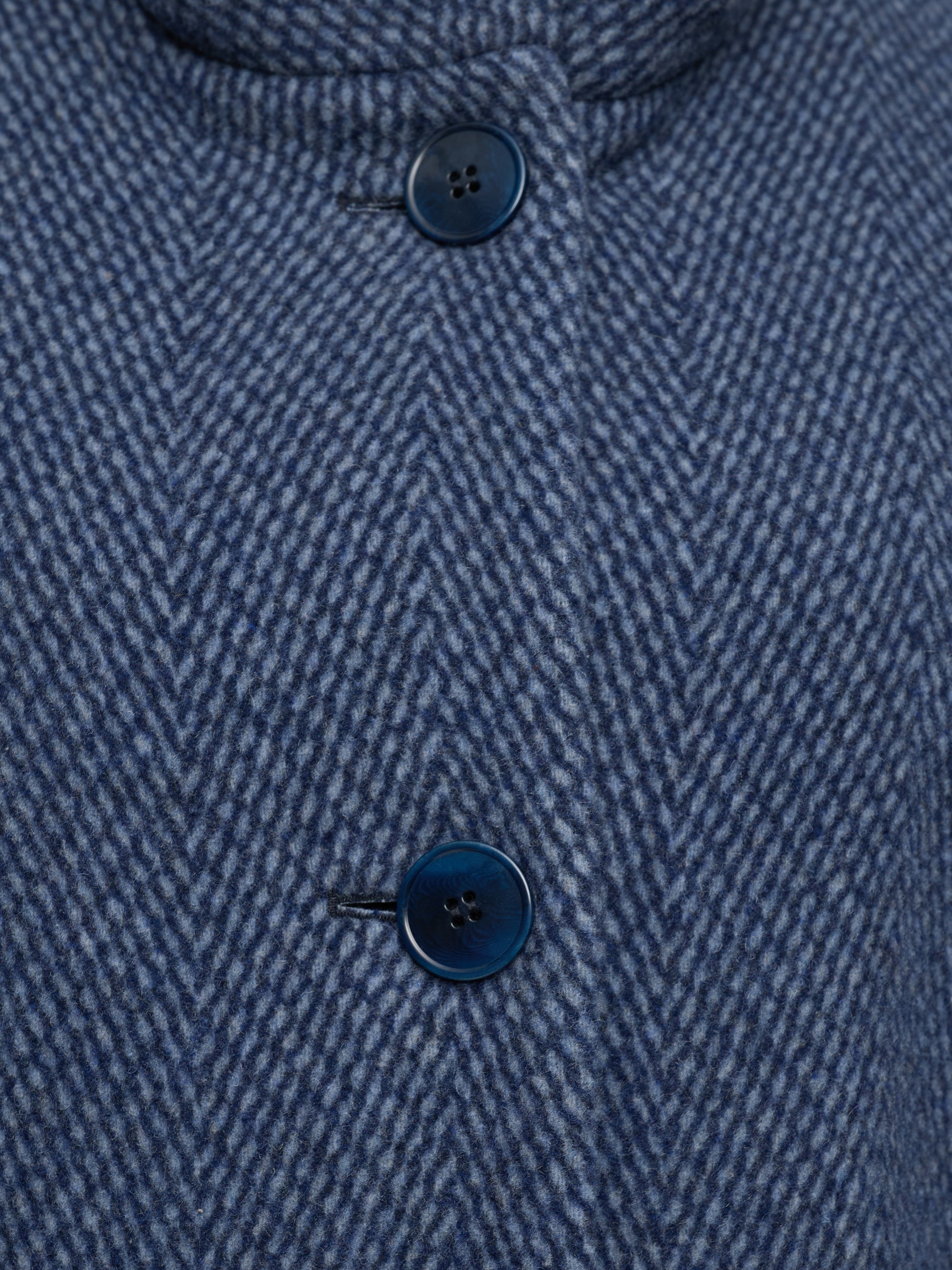 MANISA Wolljacke mit Kapuze mit Stehkragen und Kapuze, in Tweed-Optik