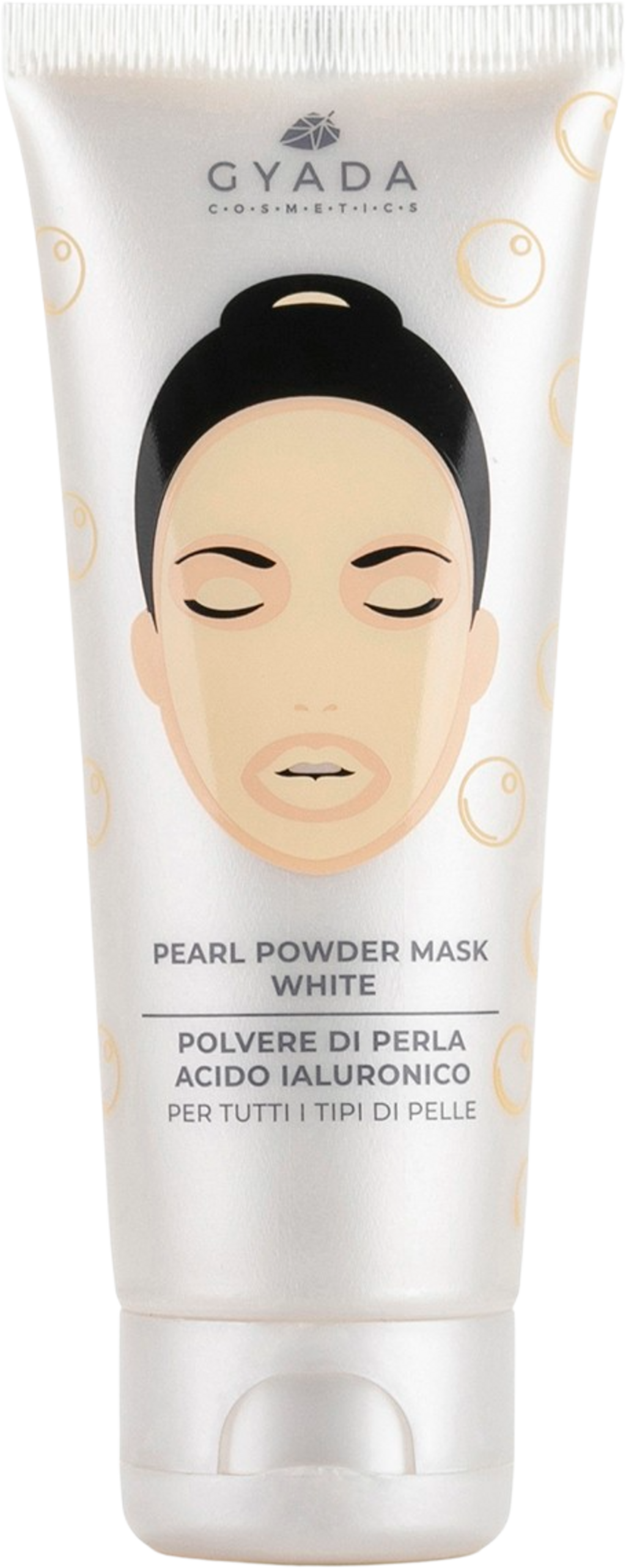 GYADA Cosmetics  Perlenpuder-Maske Weiß, 75 ml