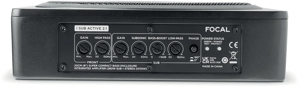 Focal Isub Active 2.1 Subwoofers voiture