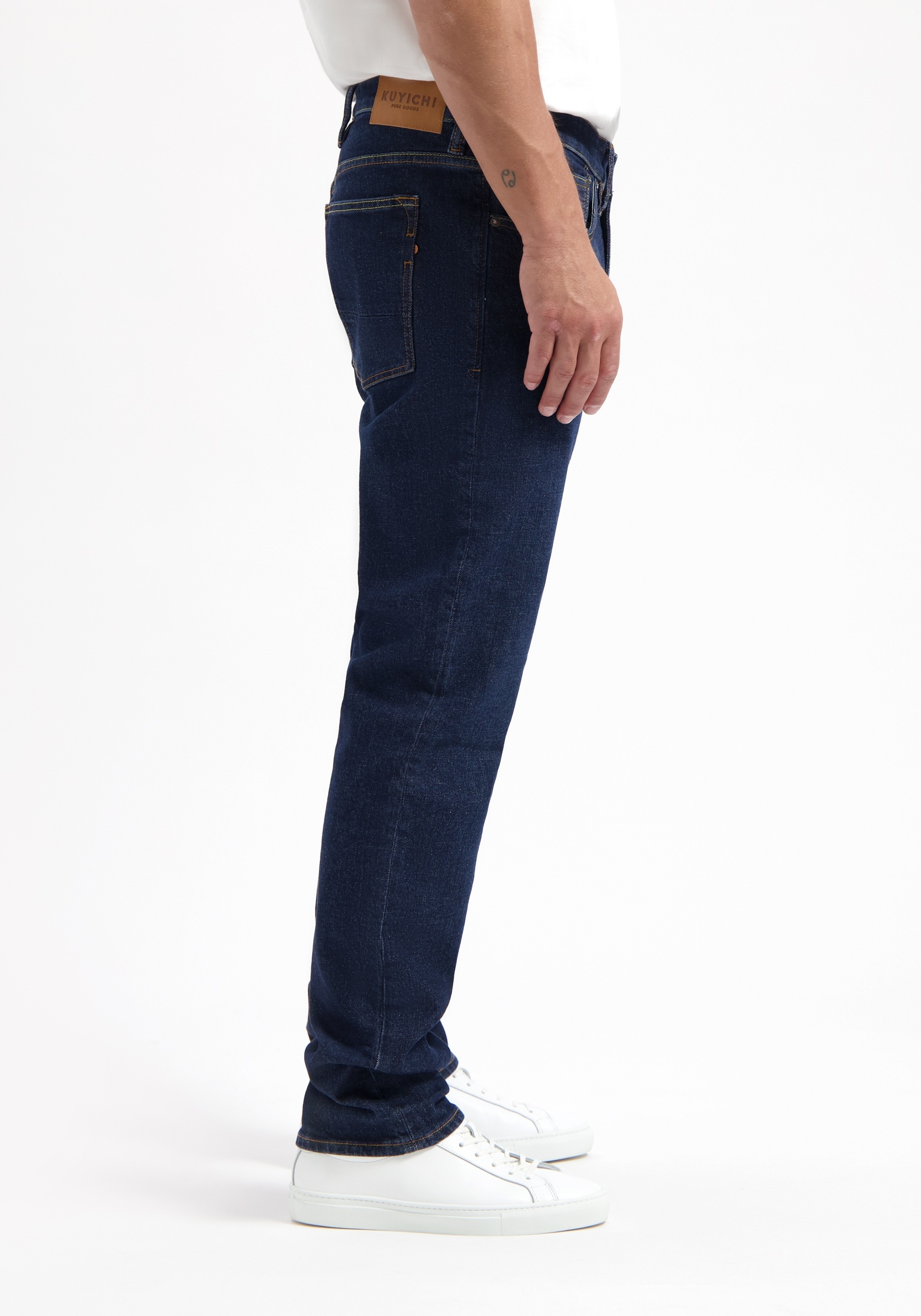 Kuyichi Herren-Jeans Scott Regular Basic Blue